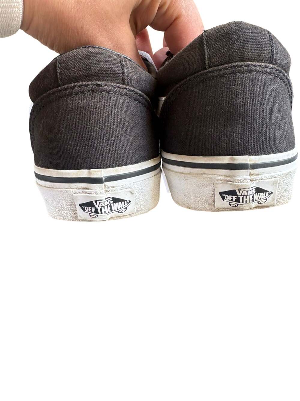 Vans Ward Low Top Sneakers Womens Black White Size 8 - Picture 5 of 7